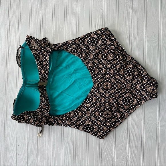 Bond-Eye Brown and Teal Swimsuit Size US 10 - Picture 8 of 11